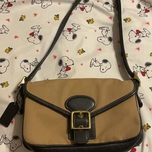 Stylish Tan and Black Women's Bag